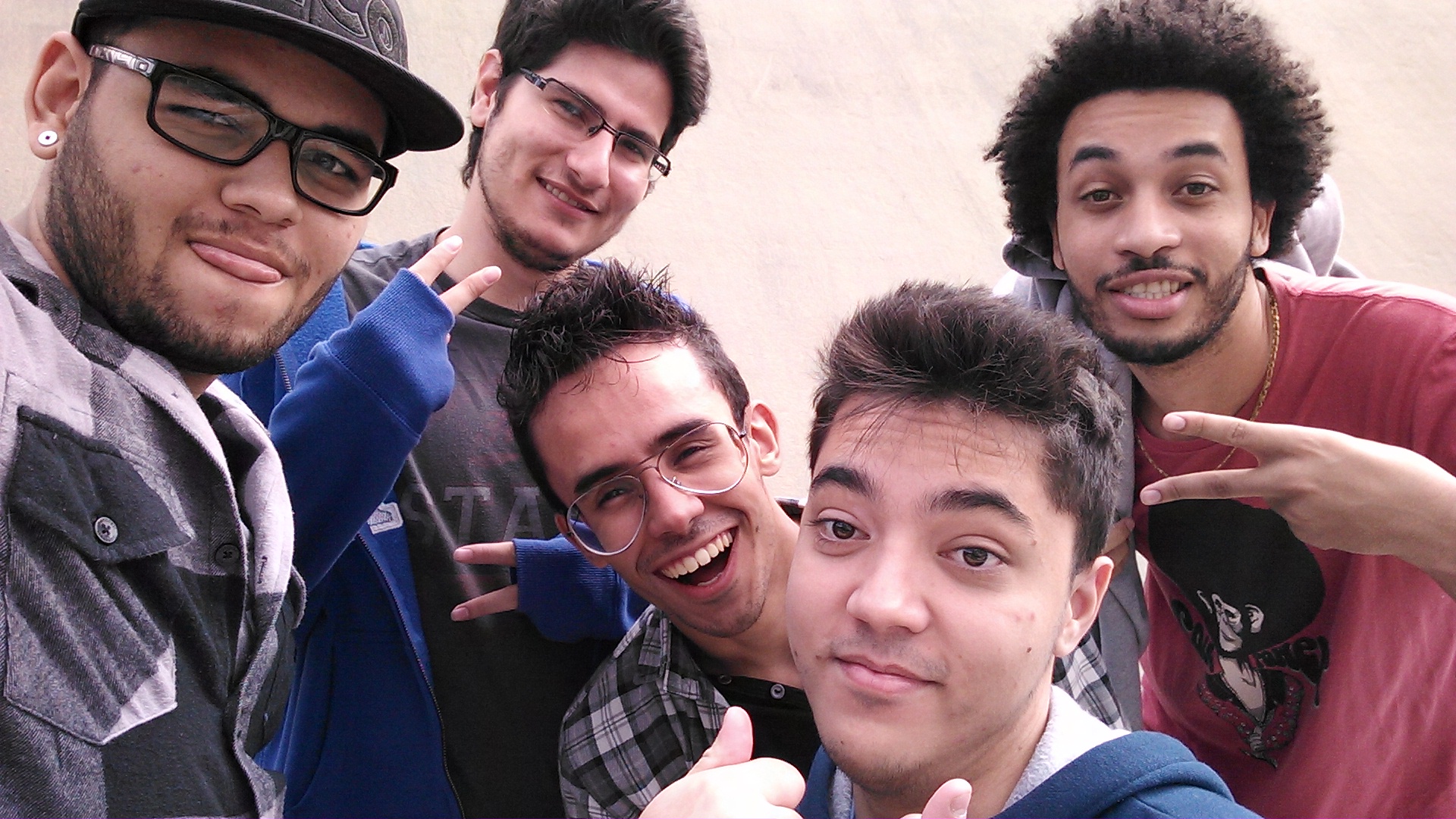 Paulo, Bruno, Fabio, Guilherme e Marcio na Alpha Channel